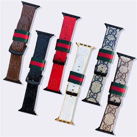 fake gucci apple watch band|gucci apple watch band real.